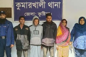 কুমারখালীতে ভাই হত্যা মামলায় ভাই-ভাবি ও ভাগ্নেসহ গ্রেফতার ৪