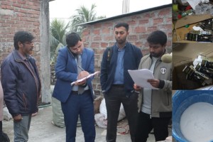 কুষ্টিয়ায় নকল কসমেটিক কারখানায় ভ্রাম্যমান আদালতের অভিযান