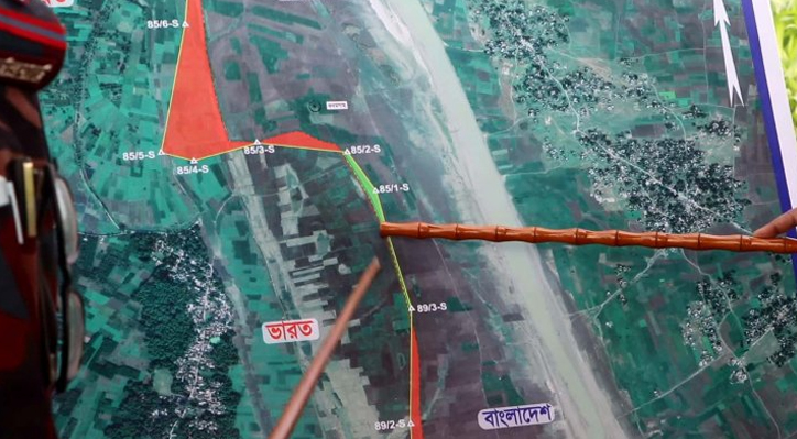 কুষ্টিয়া সীমান্তে উদ্ধার ভূখণ্ডে সীমান্ত পিলার স্থাপন করবে বিজিবি 