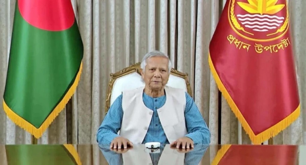 আ.লীগ নেতাদের সম্পত্তিতে হামলা না চালানোর আহ্বান ড. ইউনূসের 4 অন্তর্বর্তী সরকারের প্রধান উপদেষ্টা অধ্যাপক ড. মুহাম্মদ ইউনূস। ছবি: সংগৃহীত