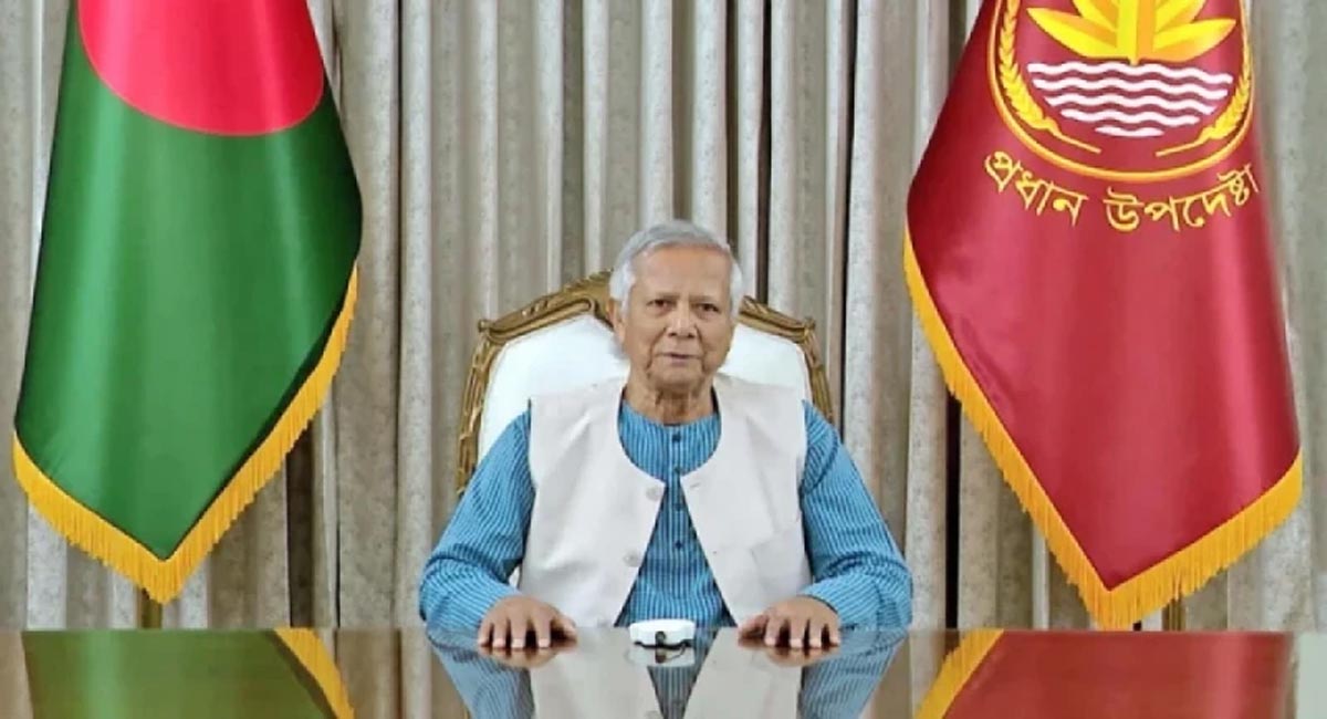 অন্তর্বর্তী সরকারের প্রধান উপদেষ্টা অধ্যাপক ড. মুহাম্মদ ইউনূস। ছবি: সংগৃহীত