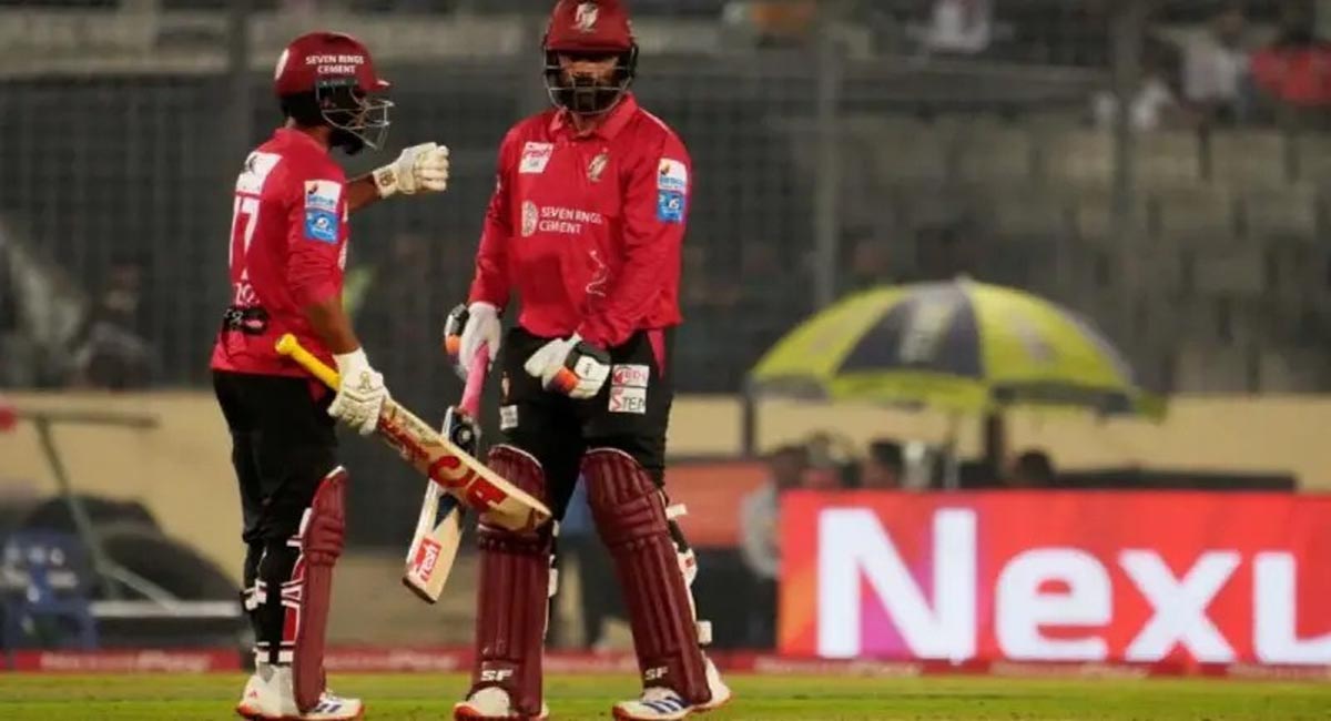 মিরপুর শেরেবাংলা জাতীয় ক্রিকেট স্টেডিয়ামে অনুষ্ঠিত ফাইনালে তামিম ইকবাল। ছবি: সংগৃহীত