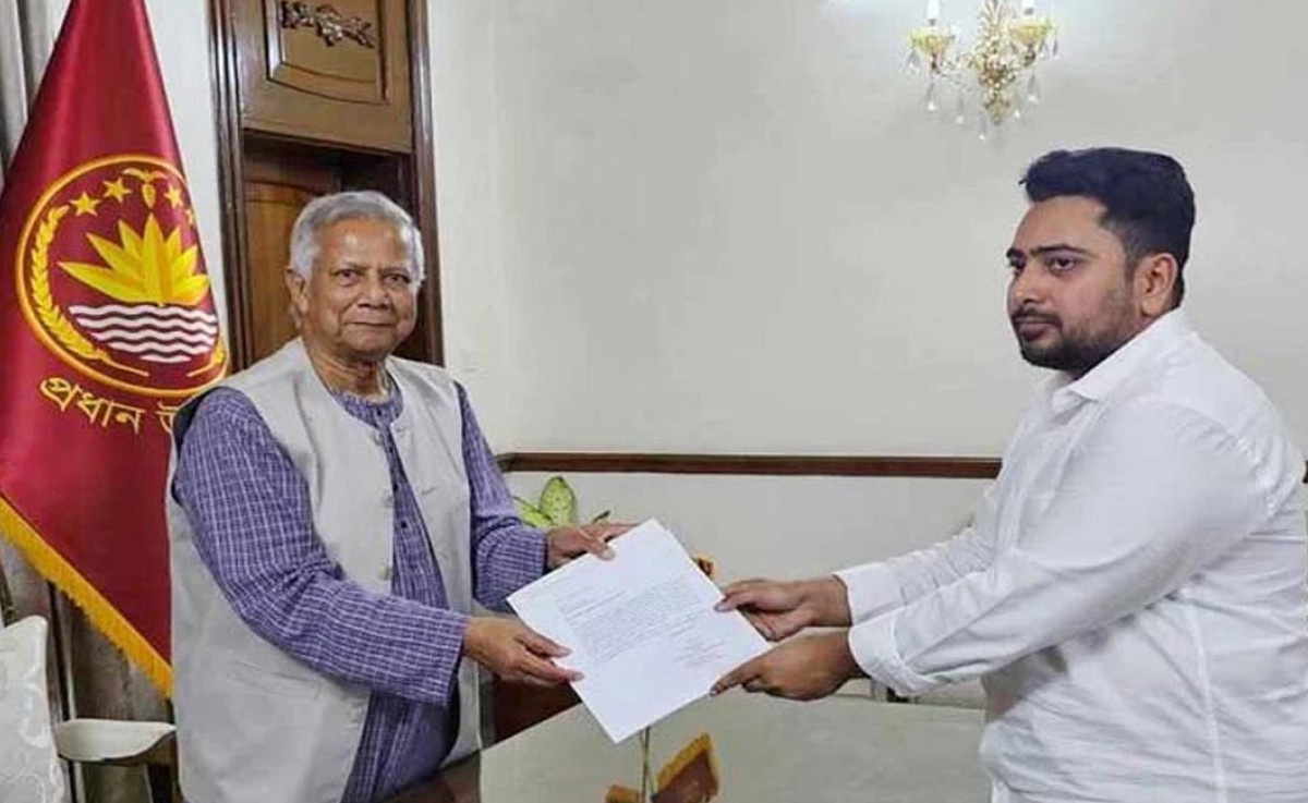 পদত্যাগের চিঠিতে যা লিখেছেন নাহিদ ইসলাম