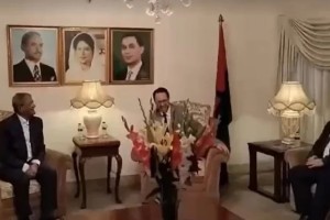 বিএনপি মহাসচিব মির্জা ফখরুল ইসলাম আলমগীরের সঙ্গে বৈঠকে ব্রিটিশ হাইকমিশনার