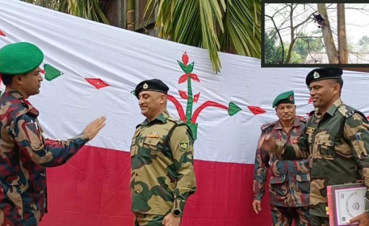 বিজিবির প্রতিবাদে সীমান্ত থেকে ক্যামেরা খুলে নিচ্ছে বিএসএফ