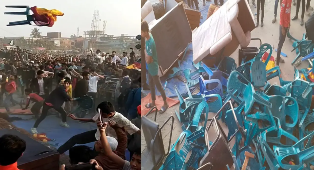 বরিশালে বিপিএল উৎসবে চেয়ার ছোঁড়াছুঁড়ি, আহত অর্ধশতাধিক 4 image 1200x650 24 1739120249 বরিশালে বিপিএল উৎসবে চেয়ার ছোঁড়াছুঁড়ি, আহত অর্ধশতাধিক