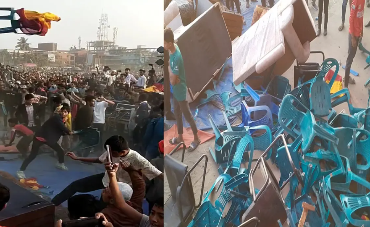 বরিশালে বিপিএল উৎসবে চেয়ার ছোঁড়াছুঁড়ি, আহত অর্ধশতাধিক