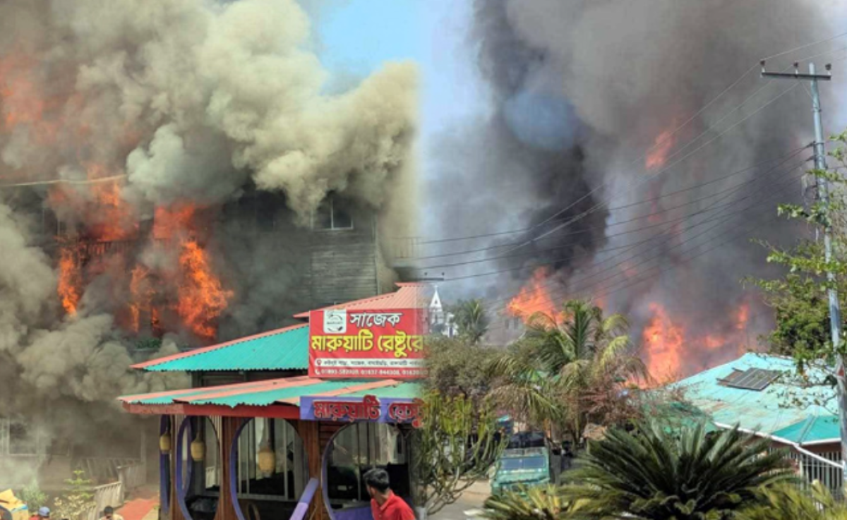অগ্নিকাণ্ডের পর সাজেক ভ্রমণে নিষেধাজ্ঞা