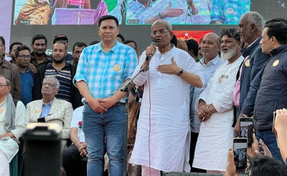 বন্ধুত্ব করতে ভারতকে সীমান্ত হত্যা বন্ধ ও তিস্তার ন্যায্য হিস্যা দিতে হবে: মির্জা ফখরুল