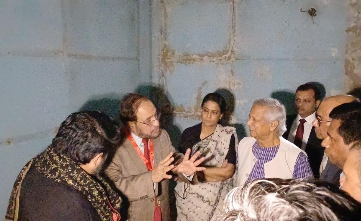 আয়নাঘর পরিদর্শন শেষে যা বললেন প্রধান উপদেষ্টা