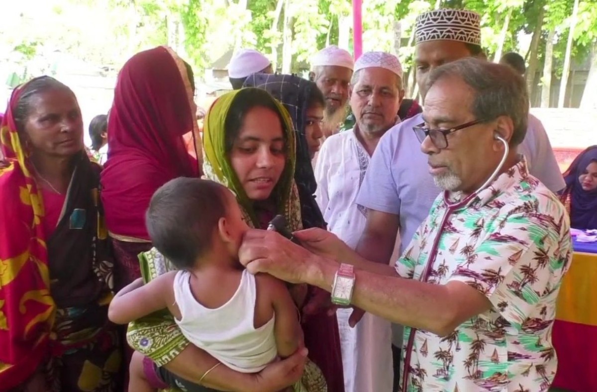 জামালপুরে ফ্রি মেডিকেল ক্যাম্প ও বিনামূল্যে ঔষধ বিতরণ