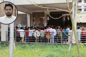 মেয়েকে ধর্ষণের ঘটনায় শহীদ পরিবারের পাশে দাঁড়াতে পটুয়াখালীতে নাহিদ