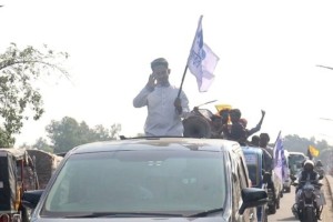 শতাধিক গাড়িবহর নিয়ে পঞ্চগড়ে সারজিসের শোডাউন ও পথসভা
