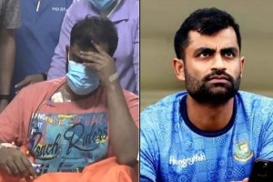 তামিমকে নিয়ে আসা হয়েছে রাজধানীর এভারকেয়ার হাসপাতালে