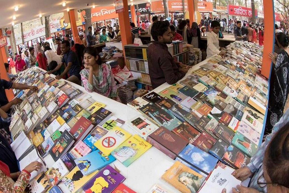 বইমেলায় বই বিক্রি নেমেছে প্রায় অর্ধেকে