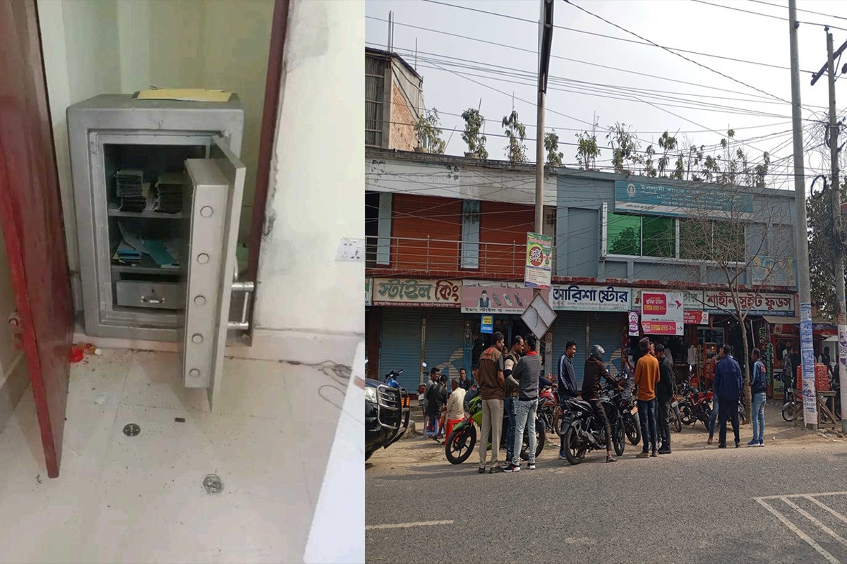 মেহেরপুর ইসলামী ব্যাংক এজেন্ট শাখায় ভল্ট কেটে আট লাখ টাকা চুরি