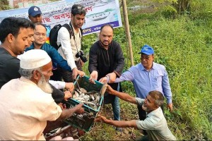 হালদা নদীতে ২৬৬ কেজি পোনামাছ অবমুক্ত