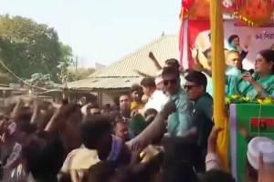 কনকচাঁপার বক্তব্যে ভুয়া ভুয়া স্লোগান বিএনপি নেতাকর্মীদের