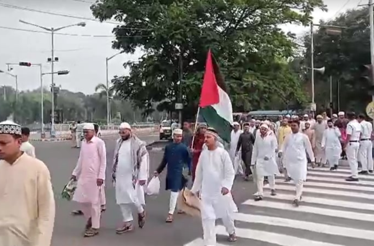 ফিলিস্তিনের সমর্থনে ঈদের দিনে কলকাতায় মিছিল