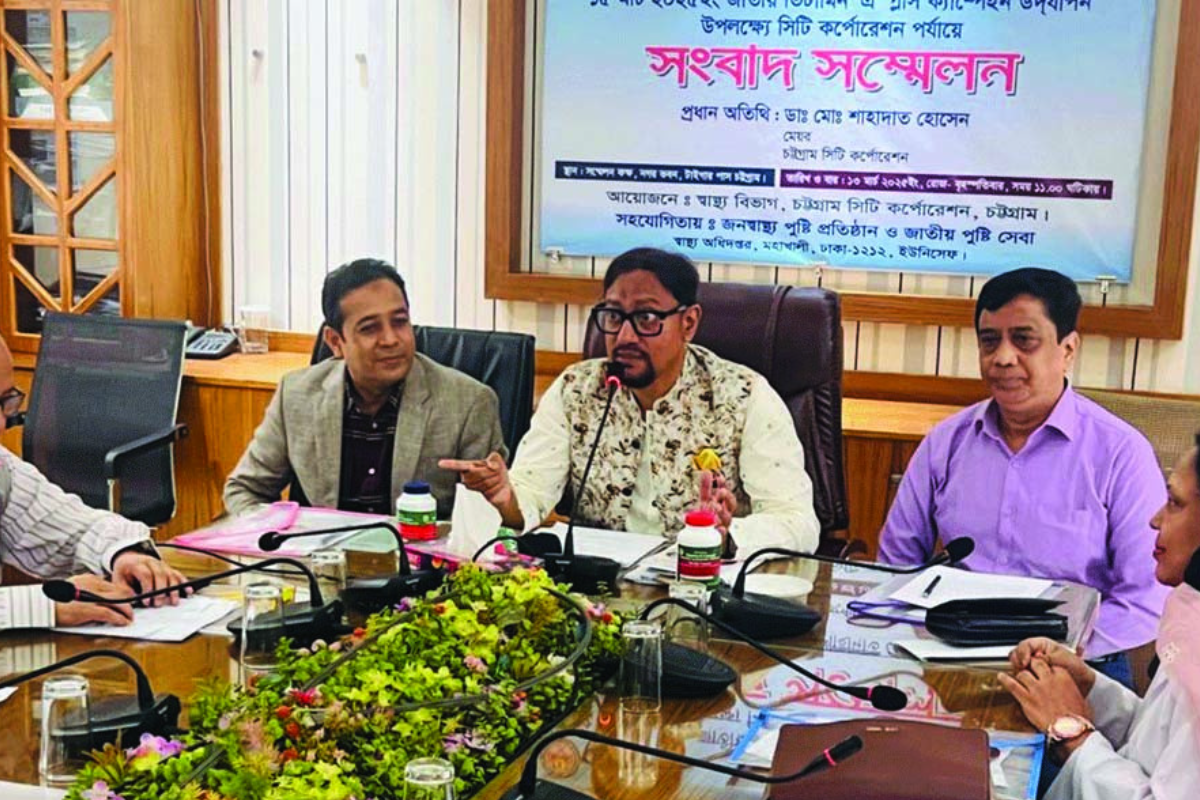 চট্টগ্রামে আজ ১৪ লাখ শিশুকে ভিটামিন ‘এ’ দেওয়া হবে
