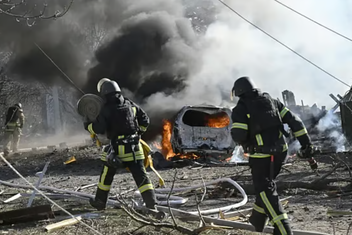 ইউক্রেনের খারকিভে রাশিয়ার ড্রোন হামলা, আহত ৫