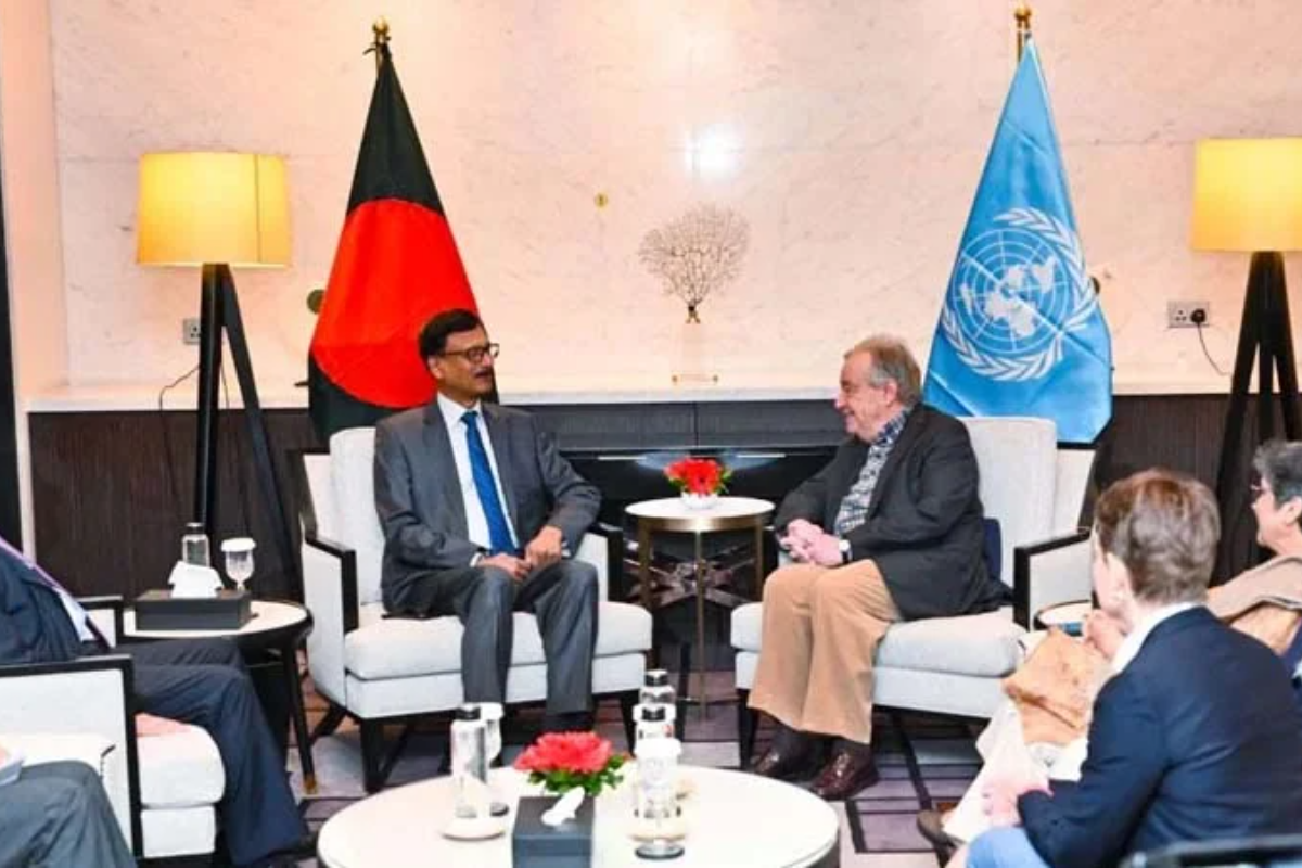 পররাষ্ট্র উপদেষ্টার সঙ্গে জাতিসংঘ মহাসচিবের বৈঠক