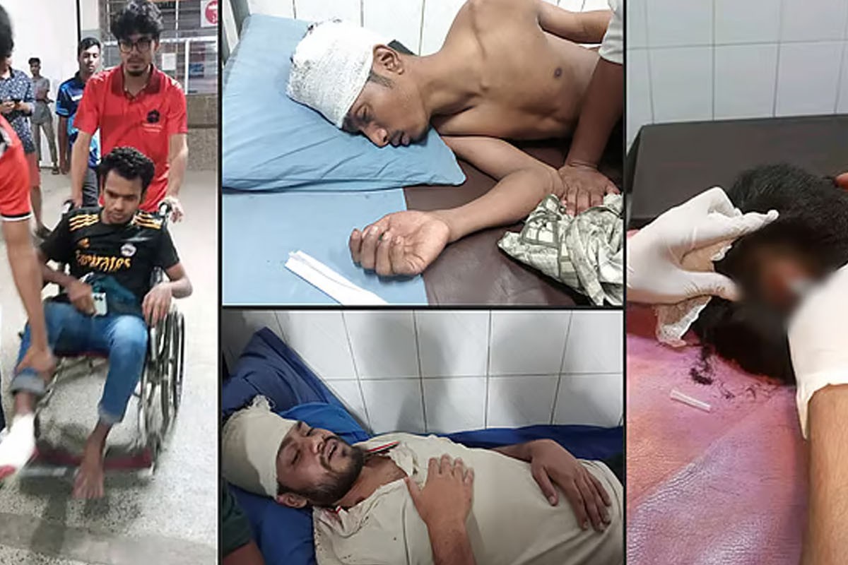 মধ্যরাতে জগন্নাথ বিশ্ববিদ্যালয়ের শিক্ষার্থীদের মারধর–হামলা