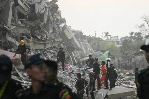 মিয়ানমারে শক্তিশালী ভূমিকম্পে নিহতের সংখ্যা ১,৬০০ ছাড়ালো