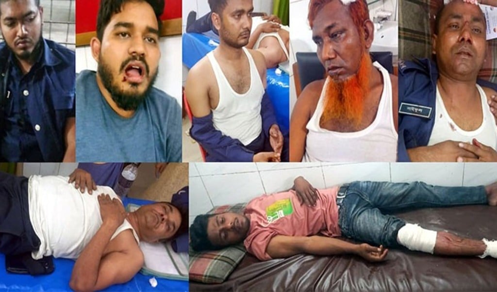 নারায়ণগঞ্জে বিদ্যুতের খুঁটির সঙ্গে টহল গাড়ির ধাক্কায় পুলিশ সদস্যসহ আহত ৭ 3 নারায়ণ 1741942033 নারায়ণগঞ্জে বিদ্যুতের খুঁটির সঙ্গে টহল গাড়ির ধাক্কায় পুলিশ সদস্যসহ আহত ৭