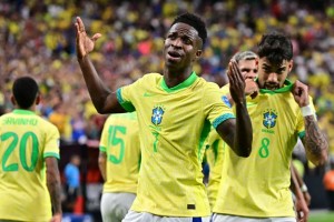 বিশ্বকাপ বাছাইপর্বে ভিনিসিয়ুস’র গোলে ব্রাজিলের জয়