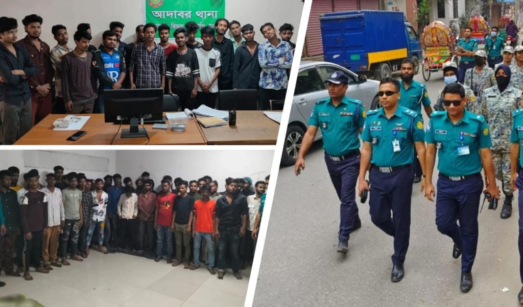মোহাম্মদপুর 1742702550 মোহাম্মদপুর ও আদাবরে বিশেষ অভিযানে গ্রেপ্তার ৭১