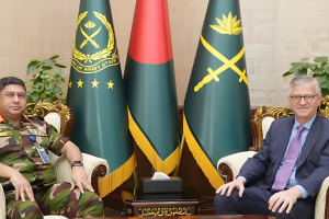 সেনাপ্রধানের সঙ্গে জাতিসংঘ আন্ডার সেক্রেটারি জেনারেলের সাক্ষাৎ