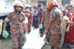 ঘরে আগুন লেগে প্যারালাইসিস রোগীর মৃত্যু