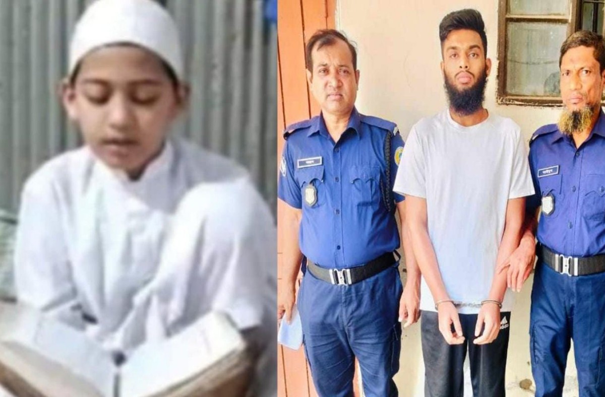 বরিশালে মাদরাসা শিক্ষার্থী হত্যা মামলায় শিক্ষক রায়হান গ্রেপ্তার