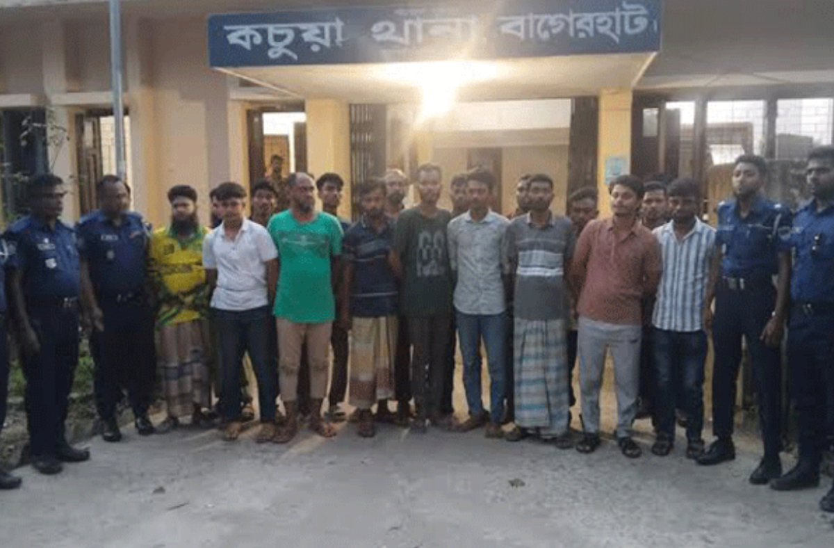 আসামি ছিনিয়ে নিতে বিএনপি নেতার নেতৃত্বে পুলিশের ওপর হামলা, আটক ১৭