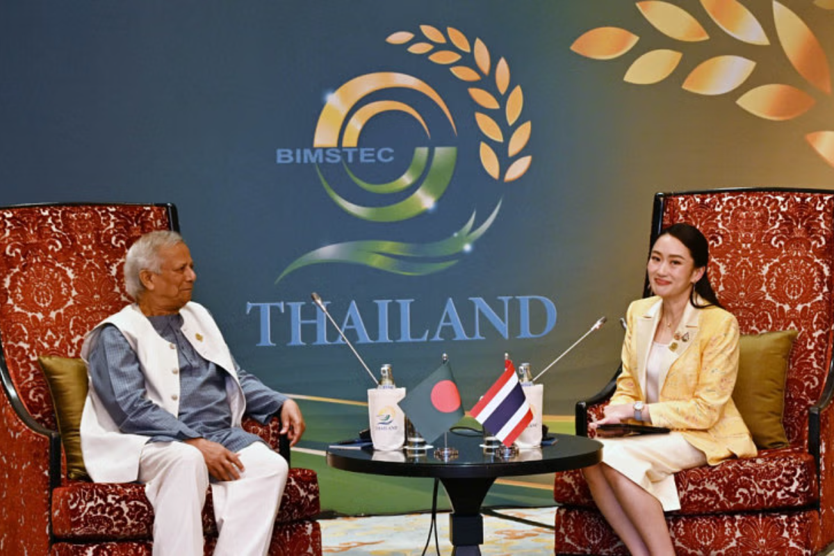 বিমসটেক সম্মেলনের ফাঁকে থাই প্রধানমন্ত্রীর সঙ্গে ড. ইউনূসের বৈঠক