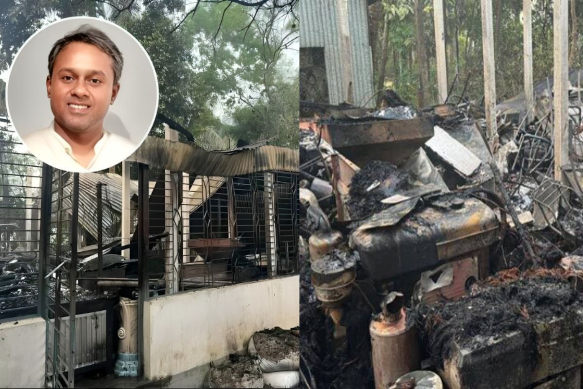 চিত্রশিল্পী মানবেন্দ্র ঘোষের বাড়িতে আগুনের ঘটনায় ৬ জন গ্রেপ্তার