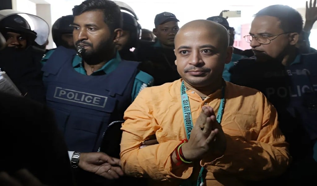চিন্ময় কৃষ্ণদাস 1746007058 রাষ্ট্রদ্রোহ মামলায় চিন্ময় দাসের জামিন