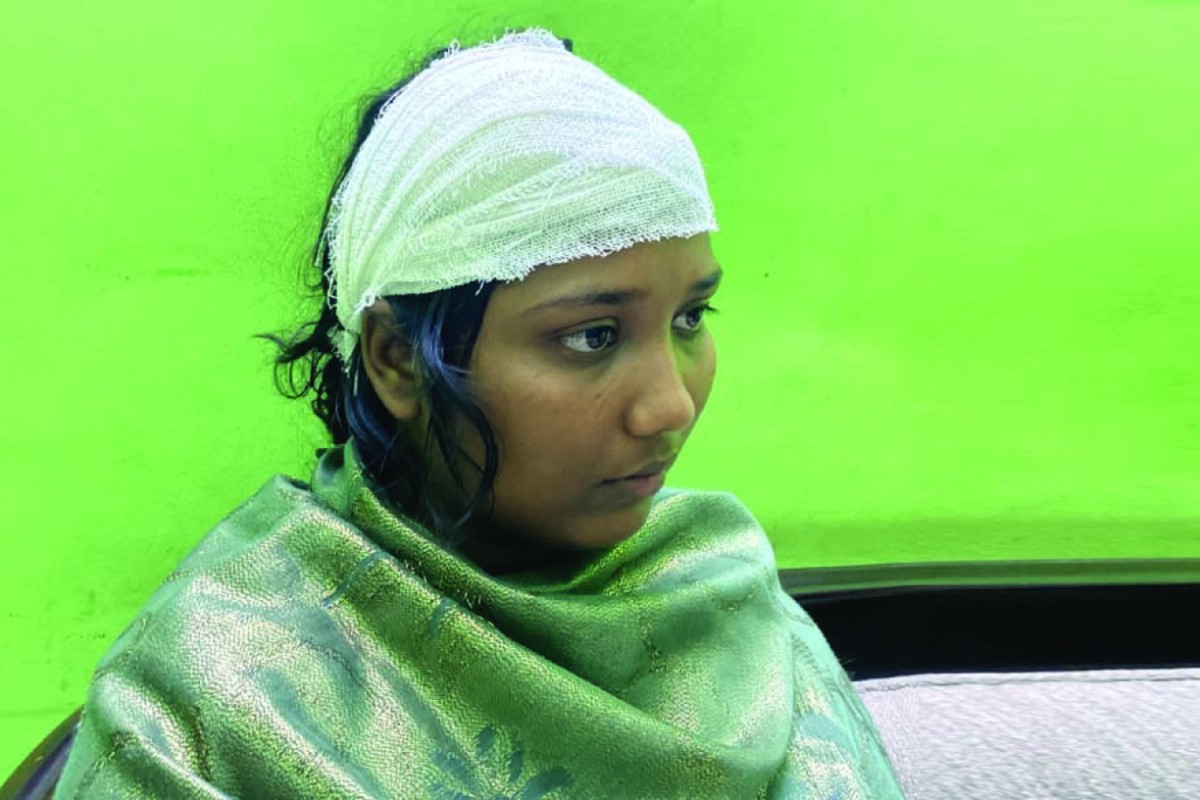 হামলার শিকার ছাত্রদল নেত্রী নুসরাত, মাথায় ৮ সেলাই