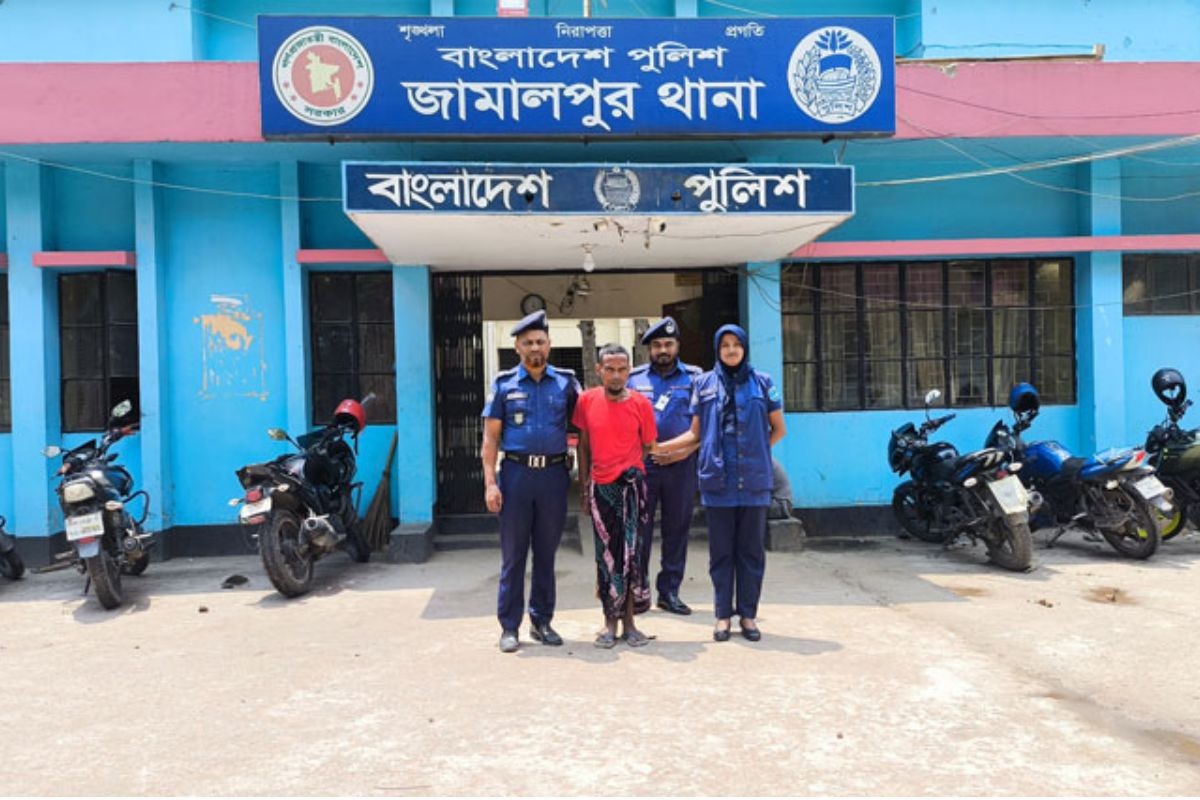 জামালপুরে মাকে কুপিয়ে হত্যা মামলায় ছেলে গ্রেপ্তার