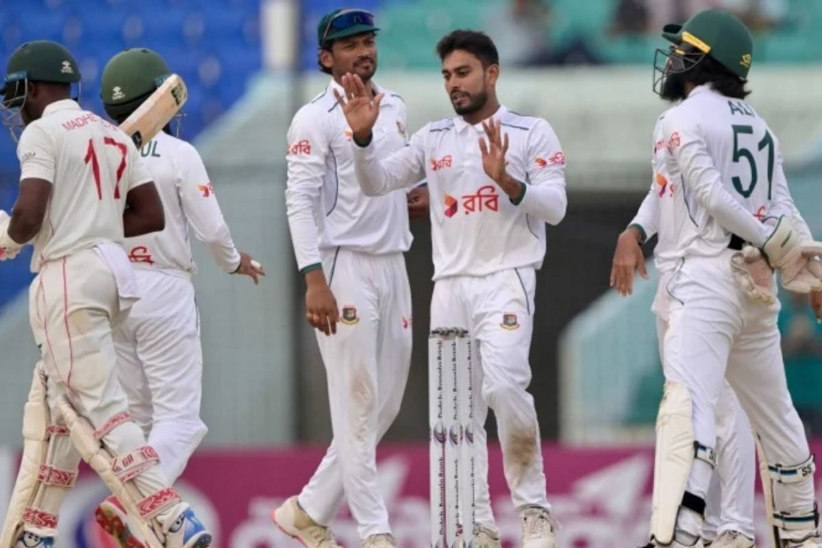শক্তিশালী জিম্বাবুয়েকে হারিয়ে টেস্ট সিরিজ সমতা করল বাংলাদেশ
