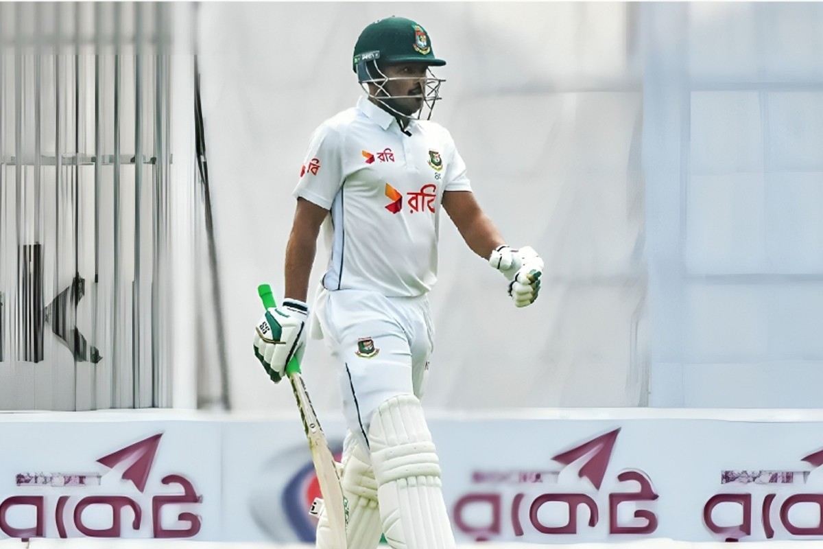 চতুর্থ দিনের খেলা এক ঘণ্টা দেরি, শুরুতেই বিদায় নিলেন শান্ত, মিরাজ