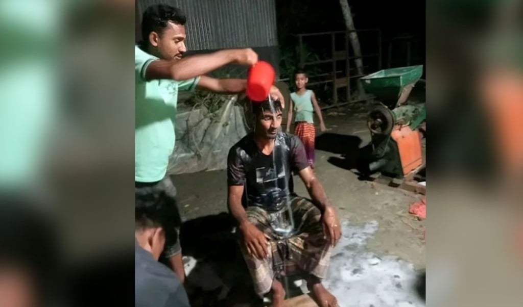 দুধ গোসল 1745224691 স্ত্রীকে তালাক দিয়ে ২০ লিটার দুধ দিয়ে গোসল করলেন স্বামী