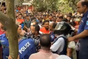 নারায়ণগঞ্জে স্ত্রীকে গলা কেটে হত্যা, স্বামী আটক