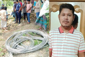 চুরি হওয়া বৈদ্যুতিক তার মিললো যুবদল নেতার বাড়িতে