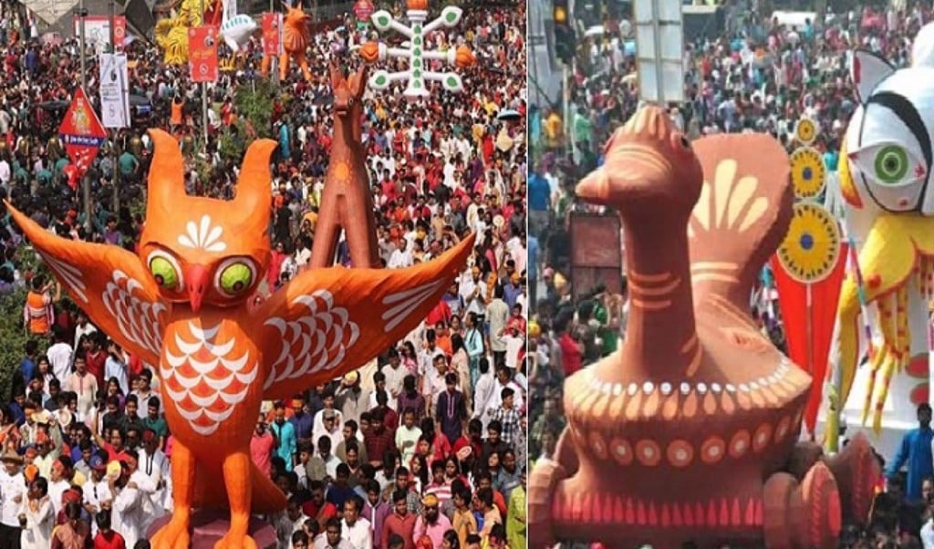 মঙ্গল শোভাযাত্রা 1744353764 যেভাবে শুরু হয় ‘মঙ্গল শোভাযাত্রা’