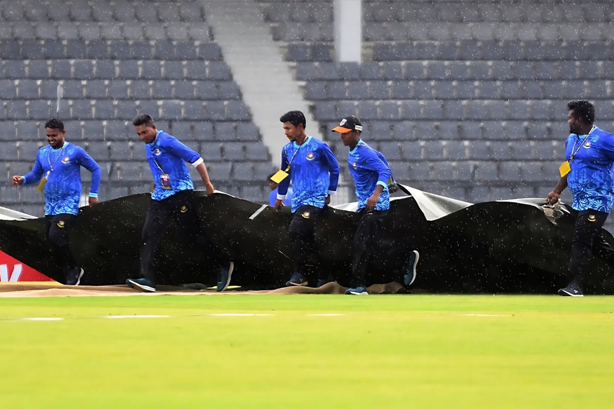 সিলেট টেস্টে বৃষ্টির হানা, যথাসময়ে শুরু হয়নি খেলা
