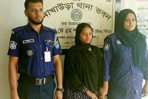 ব্রাহ্মণবাড়িয়ায় বালিশ চাপা দিয়ে স্বামীকে হত্যা করে আটক নববধূ