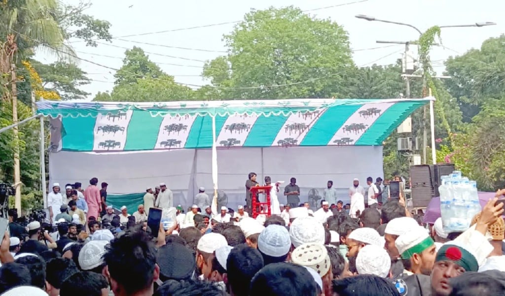 আ. লীগ নিষিদ্ধের দাবিতে সমাবেশে জনতার ঢল 1 1746784035 আ. লীগ নিষিদ্ধের দাবিতে বৈছাআ সহ সমমনা দলগুলোর সমাবেশে