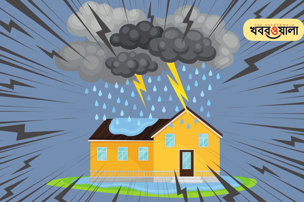 আকাশে মেঘ, বাতাসে হুঁশিয়ারি: রাতে ১৬ জেলায় বজ্রঝড়ের শঙ্কা